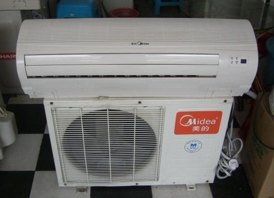 美的泡水空调洗净晾干后再次销售?