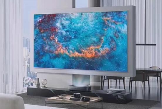 在美术馆开发布会的电视有多美？颜值控必入的激光电视来了！