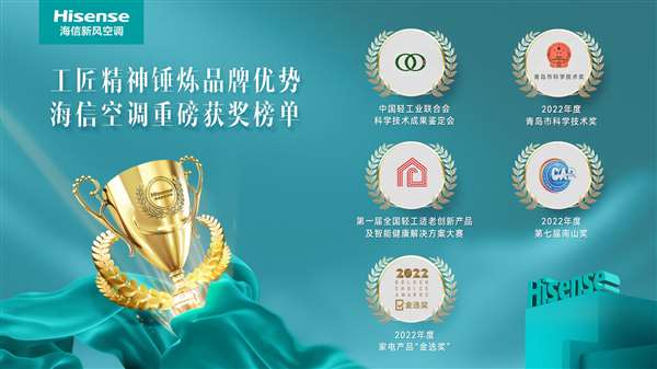 引领空调革新主流 海信新风空调·春风系列获适老产品一等奖 