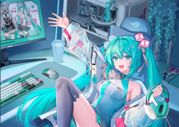 冲破次元壁！初音未来梦幻联名丨华硕ROG DAY暨2025新品发布会