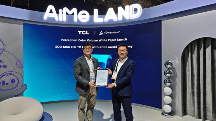 CES 2026TCL 联合德国莱茵TÜV共同发布显示产品感知立体色域白皮书