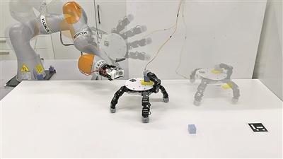 “巧手机器人”实现双面抓握与自主爬行