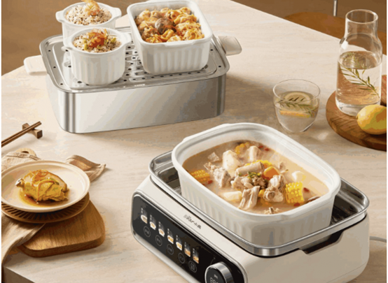 重掌生活品质主权！小熊小食光电蒸锅破解效率时代的营养悖论